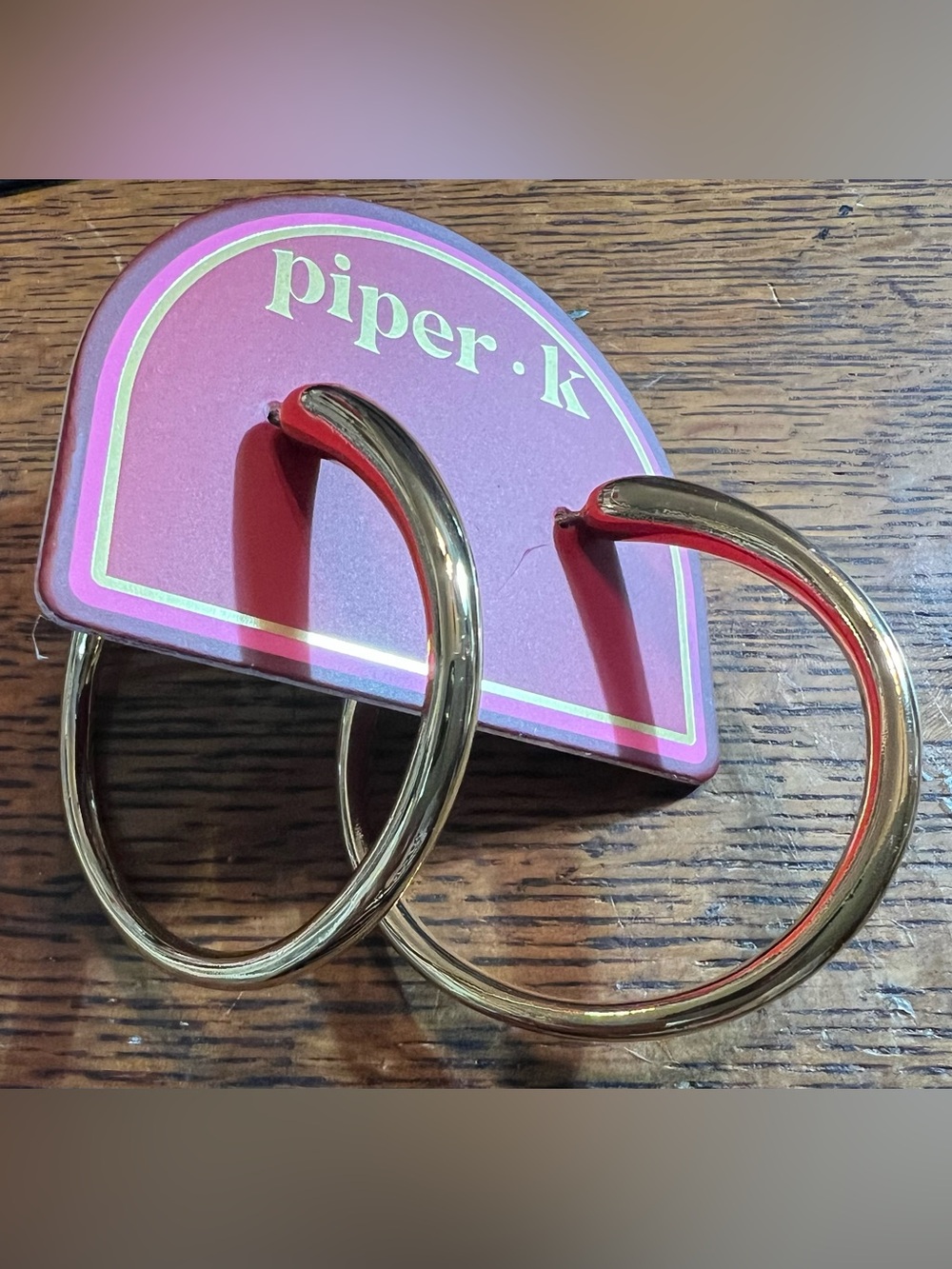 Piper Gold Hoop Earrings